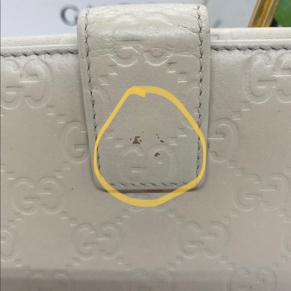 Pre-Owned Gucci Bow Guccissima Long Wallet - Picture 3 of 12